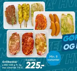 Bilka Grillbakker (2 pakker) tilbud