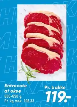Bilka Entrecote af okse tilbud