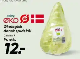 Bilka Økologisk dansk spidskål tilbud