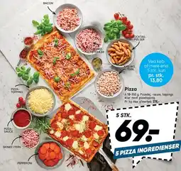 Bilka 5 pizza ingredienser tilbud
