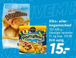 Bilka Kiks- eller kagevarer tilbud