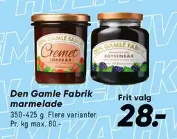 Bilka Den Gamle Fabrik marmelade tilbud