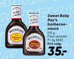 Bilka Sweet Baby Ray's barbecue sauce tilbud
