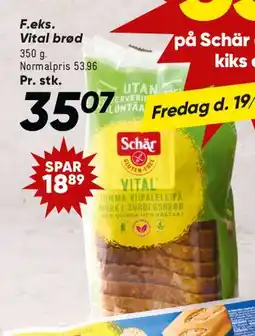 Bilka Schär Vital brød tilbud