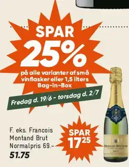 Bilka Mousserende / boblevin – tilbudseksempel tilbud