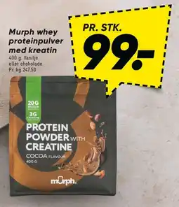 Bilka Murph whey protein powder with creatine tilbud