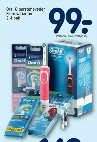 REMA 1000 Oral-B børstehoveder tilbud