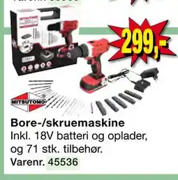 Harald Nyborg Bore-/skruemaskine tilbud