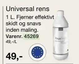 Harald Nyborg Universal rens tilbud