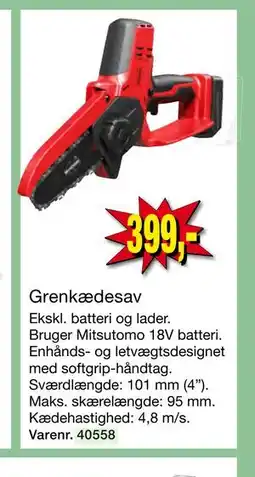 Harald Nyborg Grenkædesav tilbud