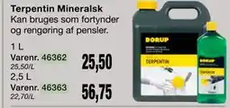 Harald Nyborg Terpentin Mineralsk tilbud
