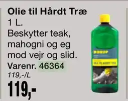 Harald Nyborg Olie til Hårdt Træ tilbud
