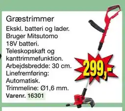 Harald Nyborg Græstrimmer tilbud