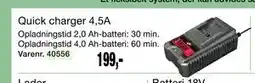 Harald Nyborg Quick charger 4,5A tilbud