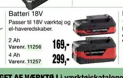 Harald Nyborg Batteri 18V tilbud
