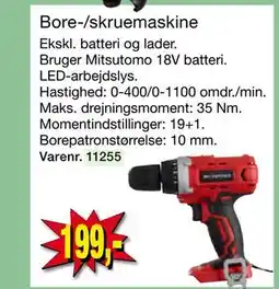 Harald Nyborg Bore-/skruemaskine tilbud