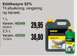 Harald Nyborg Eddikesyre 32% tilbud
