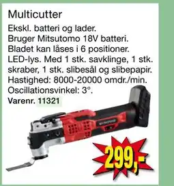 Harald Nyborg Multicutter tilbud