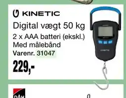 Harald Nyborg KINETIC Digital vægt 50 kg tilbud