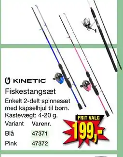 Harald Nyborg KINETIC Fiskestangsæt tilbud