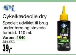 Harald Nyborg Cykelkædeolie dry tilbud