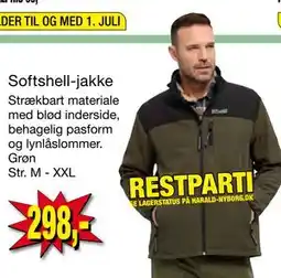 Harald Nyborg Softshell-jakke tilbud