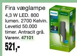 Harald Nyborg Fira væglampe tilbud