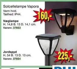 Harald Nyborg Solcellelampe Vapora tilbud