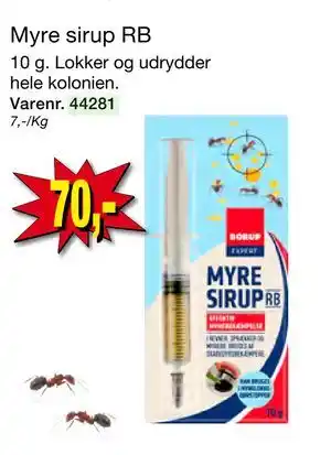Myre sirup RB