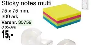 Harald Nyborg Sticky notes multi tilbud