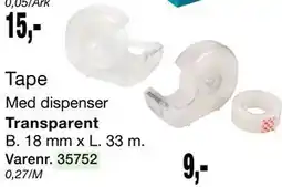 Harald Nyborg Tape Med dispenser tilbud