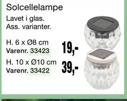 Harald Nyborg Solcellelampe tilbud
