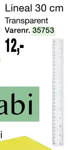Harald Nyborg Lineal 30 cm tilbud
