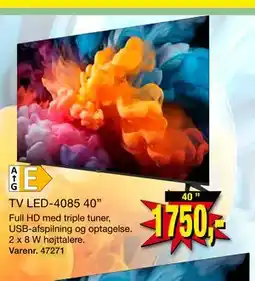 Harald Nyborg TV LED-4085 40” tilbud