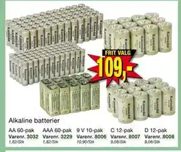 Harald Nyborg Alkaline batterier tilbud