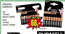 Harald Nyborg Alkaline batterier tilbud
