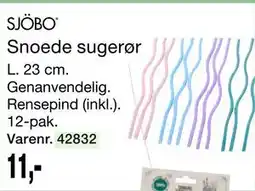 Harald Nyborg SJÖBO Snoede sugerør tilbud