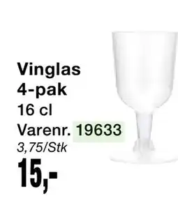 Harald Nyborg Vinglas 4-pak tilbud