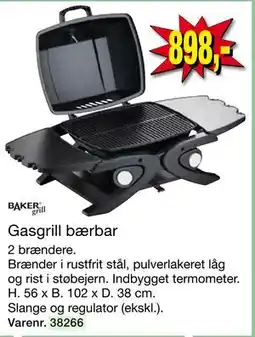 Harald Nyborg Gasgrill bærbar tilbud