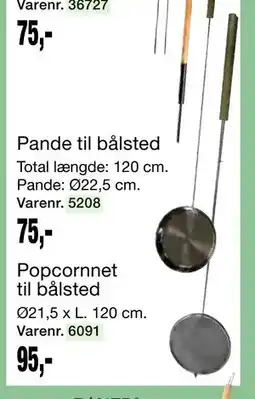 Harald Nyborg Popcornnet til bålsted tilbud
