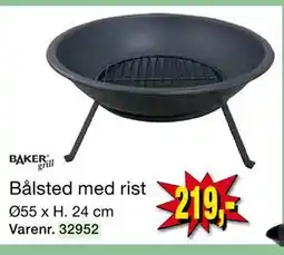 Harald Nyborg Bålsted med rist tilbud