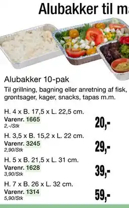 Harald Nyborg Alubakker 10-pak tilbud