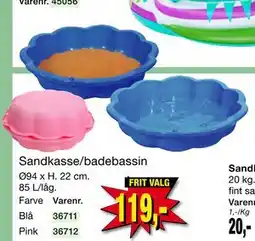 Harald Nyborg Sandkasse/badebassin tilbud