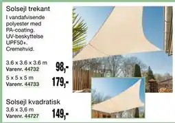 Harald Nyborg Solsejl trekant tilbud
