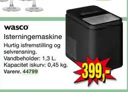 Harald Nyborg wasco Isterningemaskine tilbud