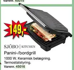 Harald Nyborg Panini-/bordgrill tilbud