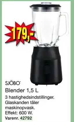 Harald Nyborg Blender 1,5 L tilbud