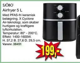 Harald Nyborg Airfryer 5 L tilbud