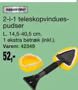 Harald Nyborg BRANFORD 2-i-1 teleskopvinduespudser tilbud