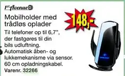 Harald Nyborg 1st Avenue Mobilholder med trådløs oplader tilbud